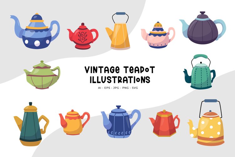 Teapot Clipart Image 9