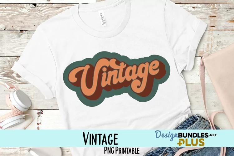 Vintage Retro Sublimation PNG