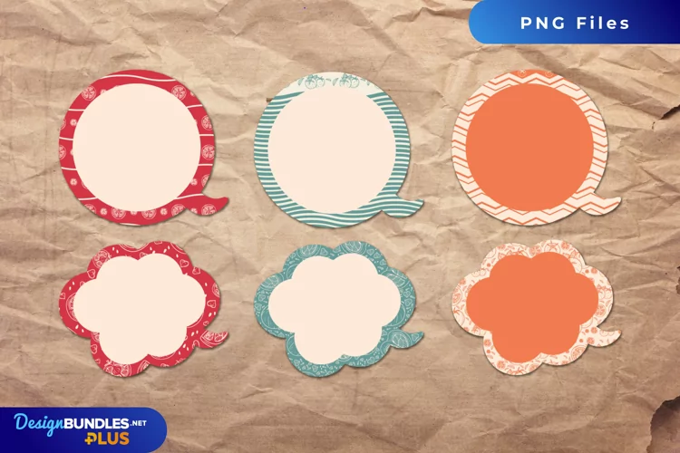 Vintage Tomatoes Seamless Pattern Speech Bubble