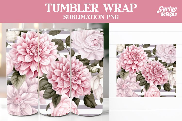 Tumbler Sublimation Wrap, Vintage Tumbler Wrap