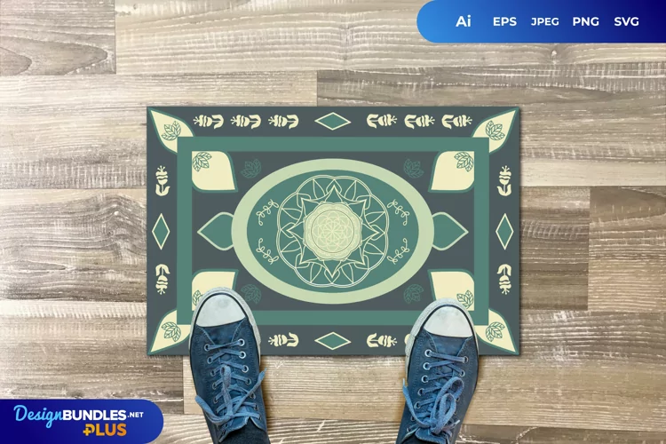 Vintage Turkish Rug Pattern