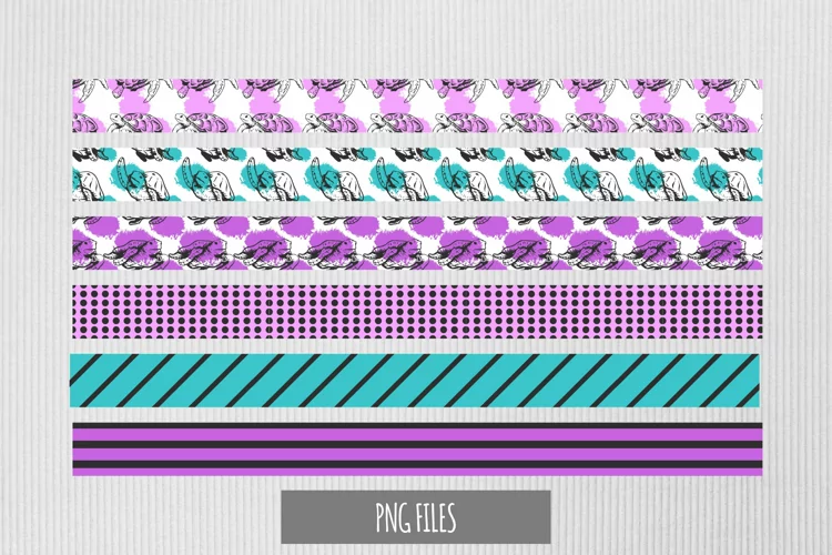 Vintage Turtle Pattern with Vintage Seamless Pattern Stripe