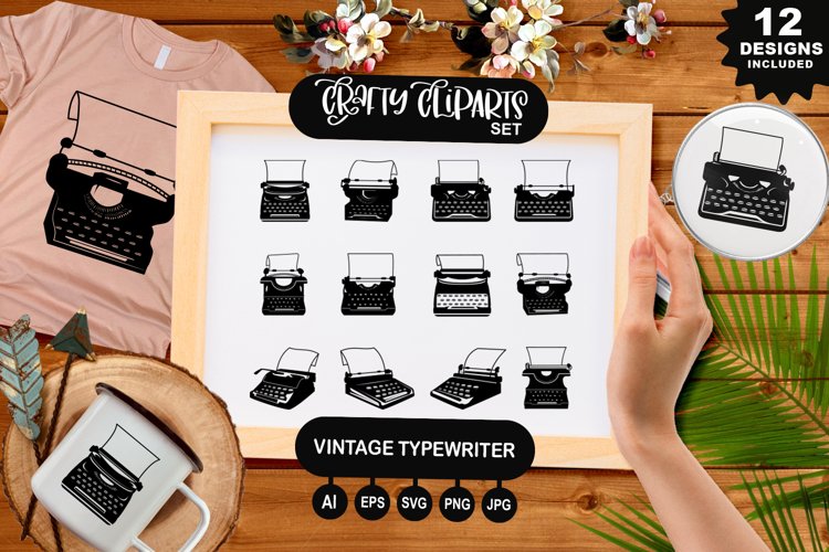 Typewriter Clipart Image 6