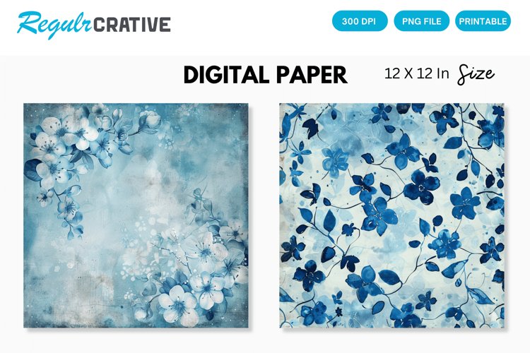 Blue Flower Clipart