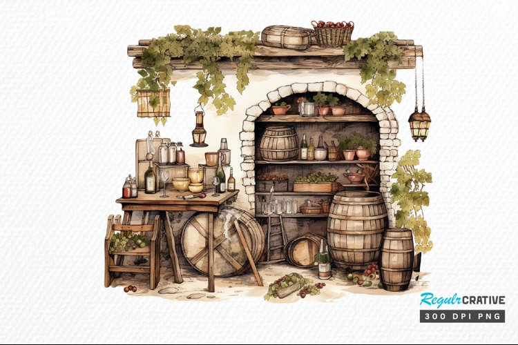 Wine Clipart Image 13