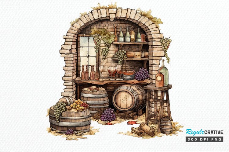 Wine Clipart Image 9