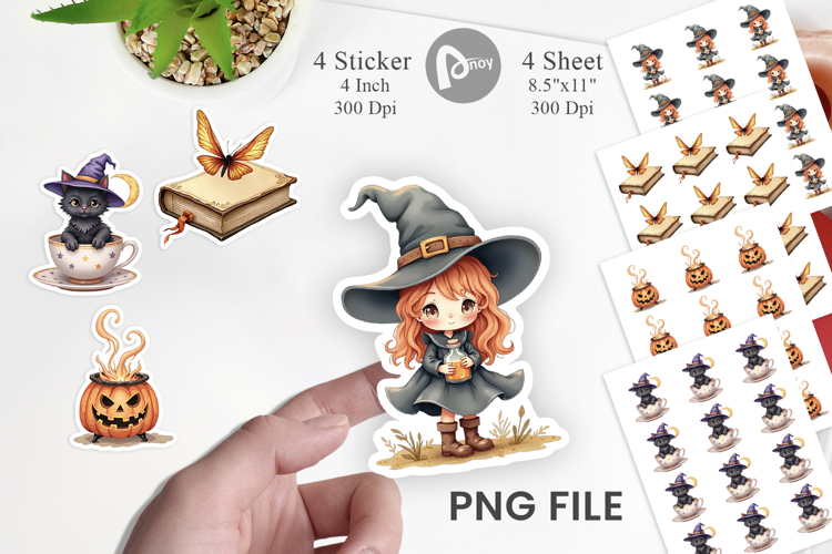 Vintage Witchy Vibes Sticker