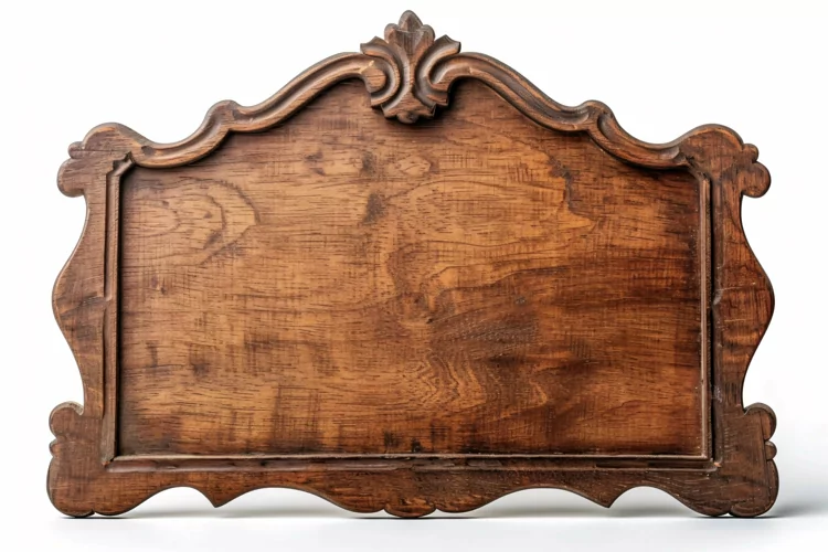 Vintage Wooden Nameplate Signboard