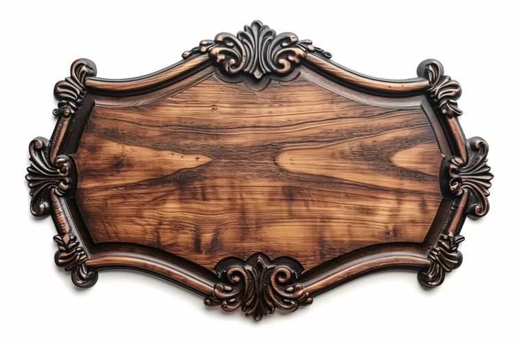 Vintage Wooden Nameplate Signboard