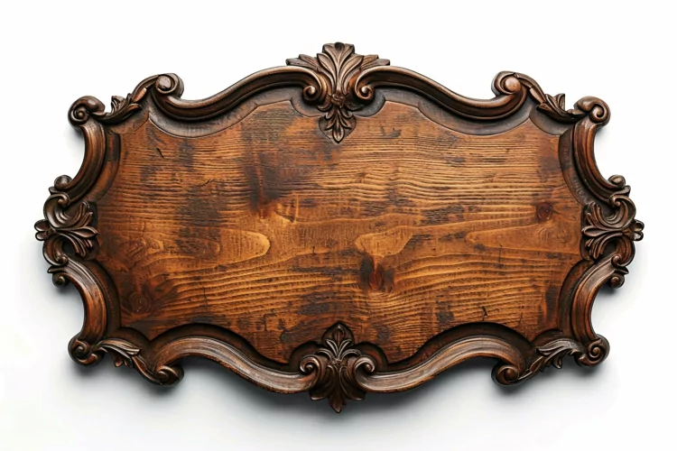 Vintage Wooden Nameplate Signboard