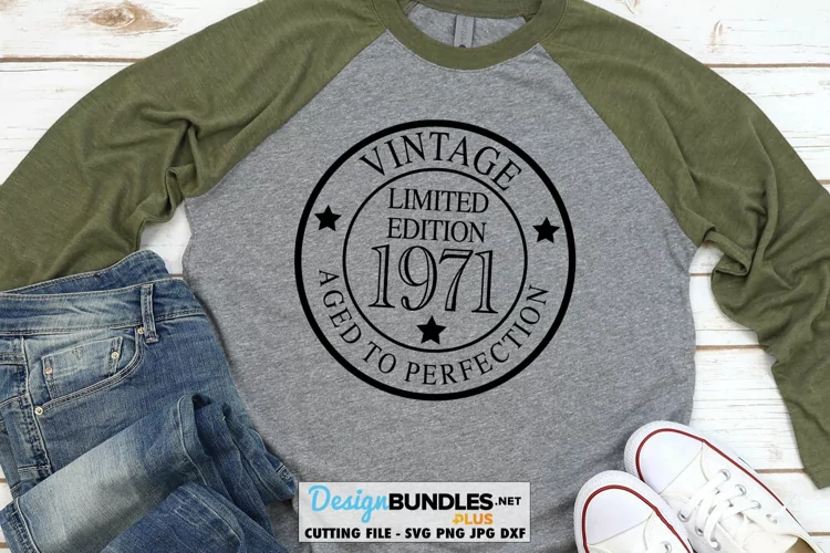 Vintage 1971 SVG | Round Limited Edition 1971 SVG
