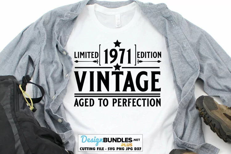 Vintage 1971 SVG | Limited Edition 1971 SVG | Vintage SVG