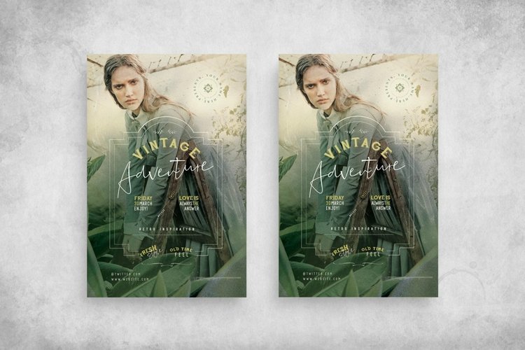 Vintage Aventure Flyer Template