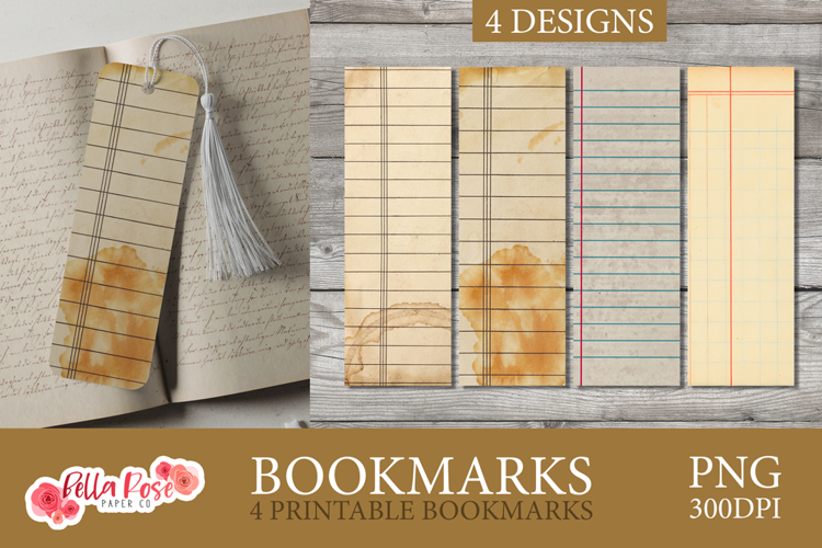 Vintage Papers | Printable Bookmarks