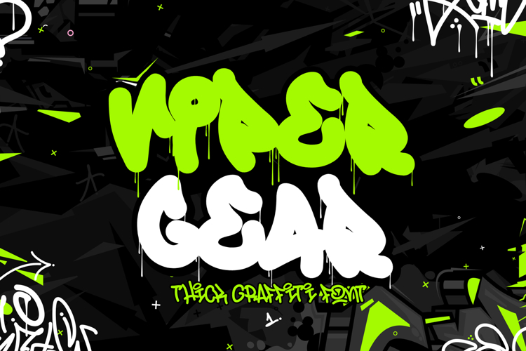 Viper Gear - Thick Graffiti Font
