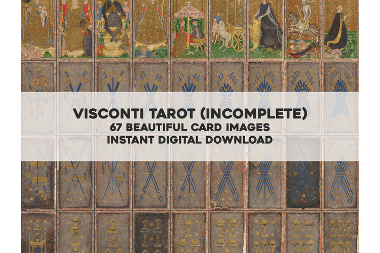 The Visconti Tarot Deck Enhanced Images Download