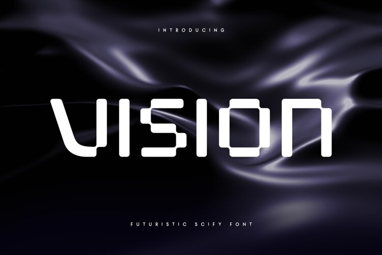 Vision - Futuristic Scifi Font example image 1