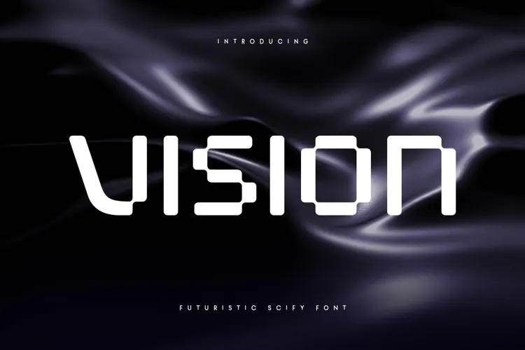 Vision - Futuristic Scifi Font