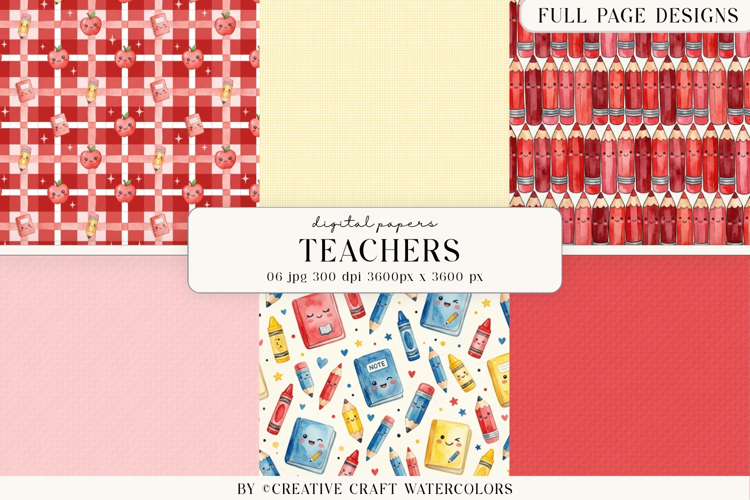 Teacher Digital Paper, Classroom Back To School Background