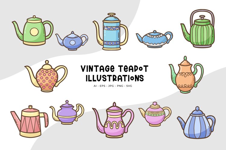 Teapot Clipart Image 3
