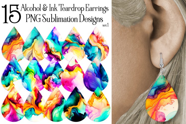 Earring Sublimation Designs Image 5