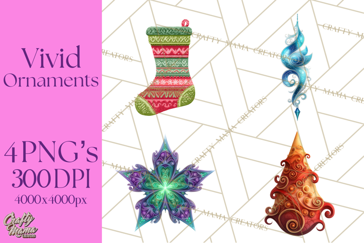 Holiday Decorations Clipart Image 7