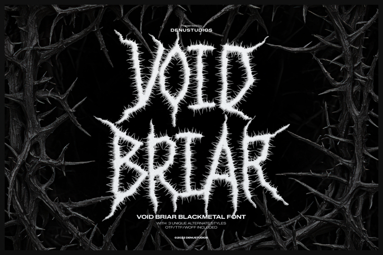 Void Briar | Black Metal Font
