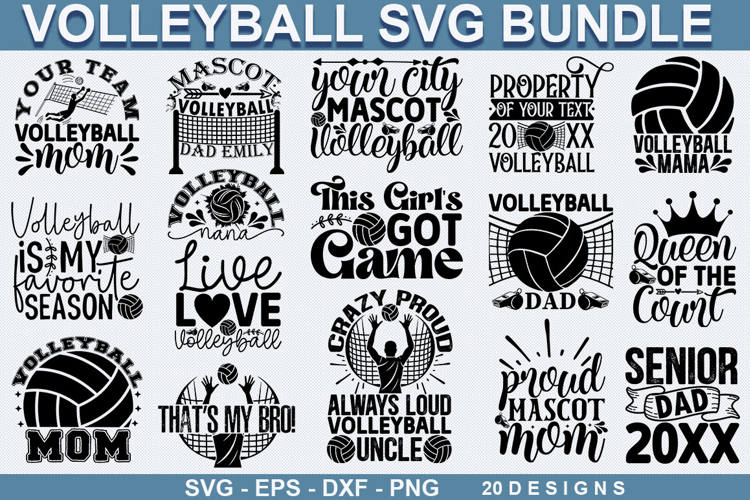 Volleyball Player SVGs Image 5