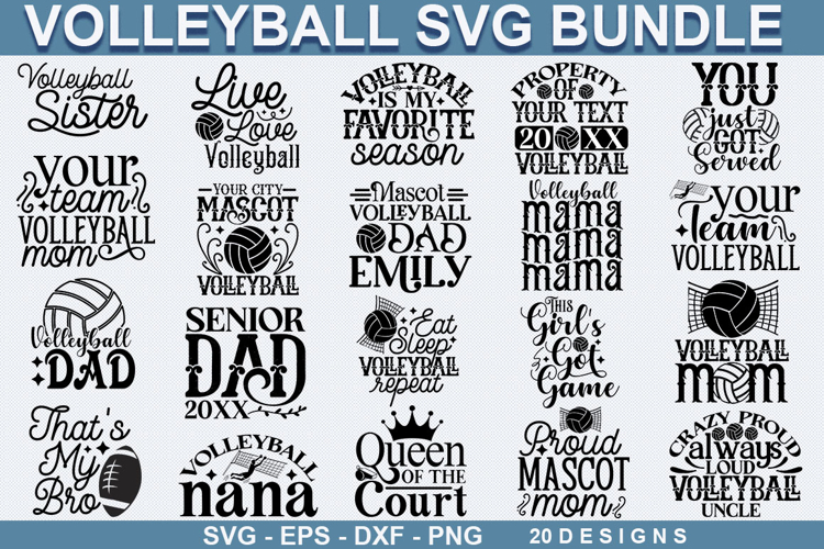 Volleyball Player SVGs Image 6