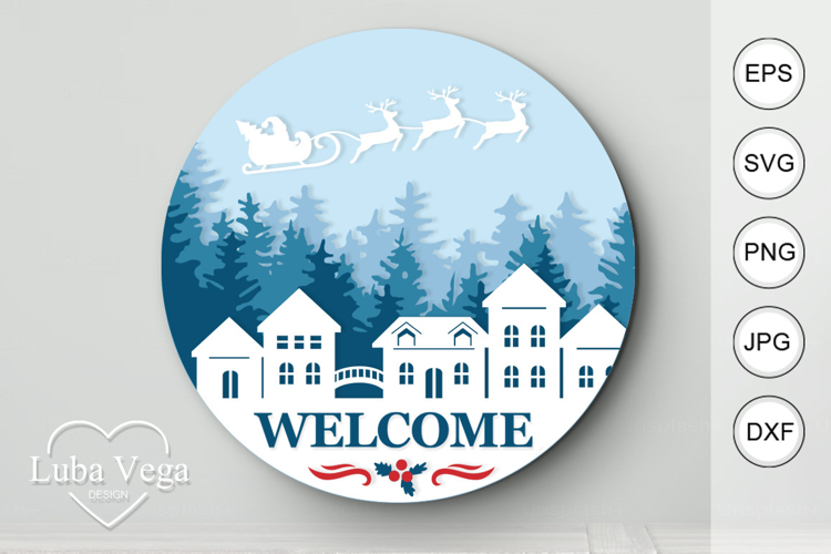 Merry christmas sign svgs Image 4