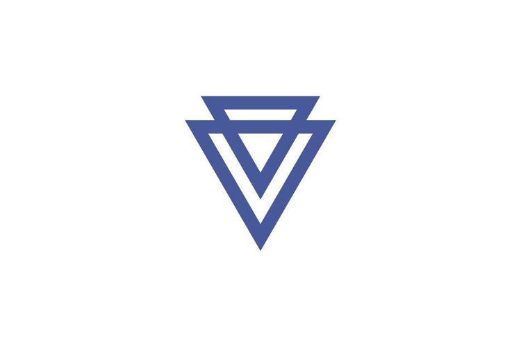VV letter logo design. VV example image 1