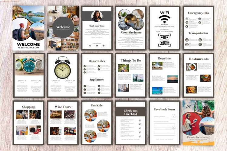 Airbnb Welcome Book Template Image 13