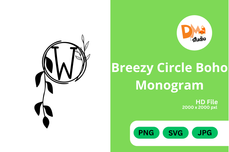 Cricut Monogram Svg Image 4