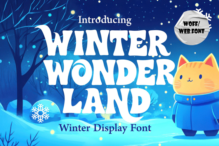Winter Wonderland | Winter Display Webfont