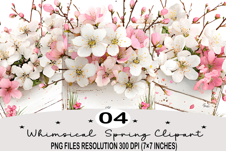 Whimsical Spring Clipart png Whimsical Spring Watercolor png