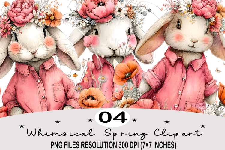 Whimsical Spring Clipart png Whimsical Spring Watercolor png