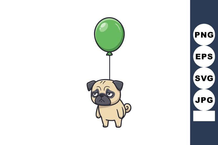 Pug Clipart Image 9