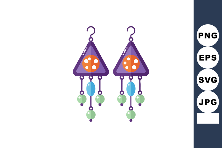 Earrings Clipart Image 7