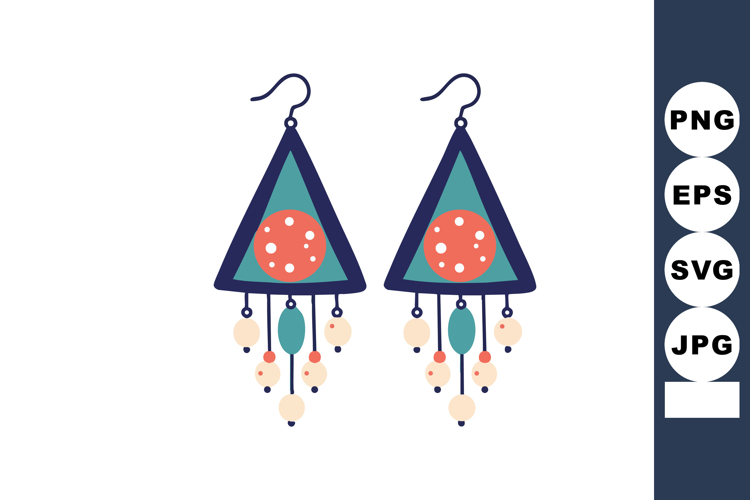 Earrings Clipart Image 10