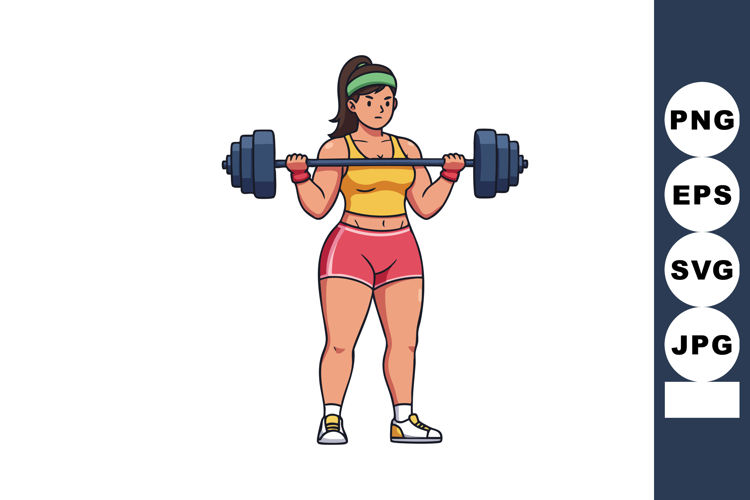 Barbell Clipart Image 2