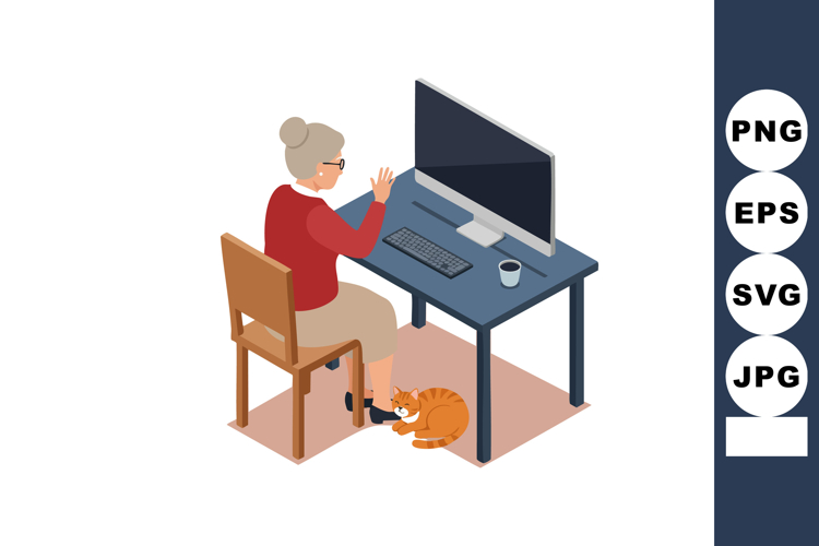 Monitor Clipart Image 6