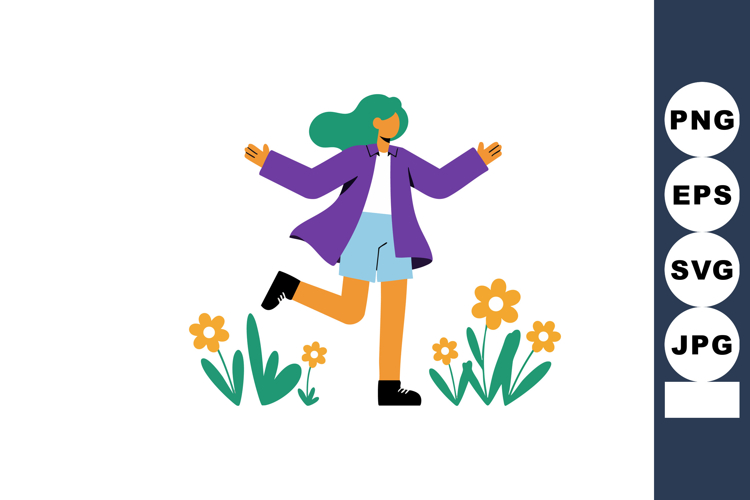 Purple Flower Clipart Image 22