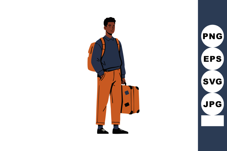 Traveler Clipart Image 15