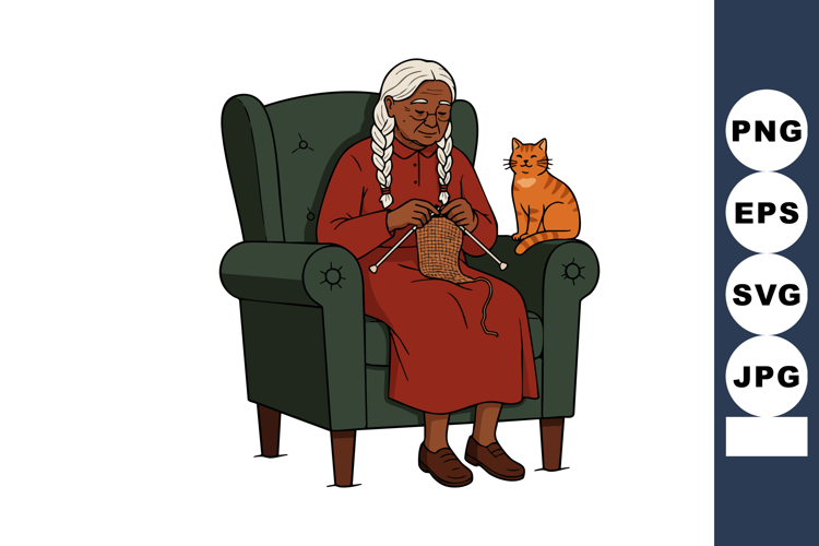 Knitting Clipart Image 8
