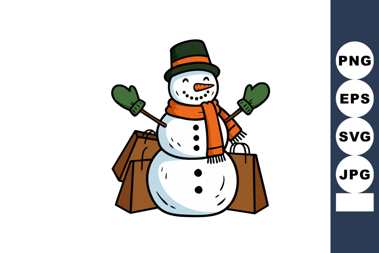 Snowman Clipart Image 4
