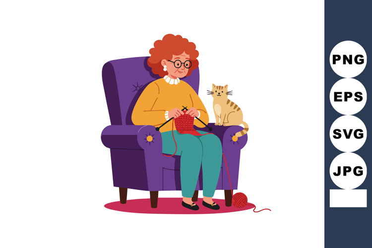 Knitting Clipart Image 5
