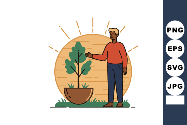 Potted Plant Clipart Image 8