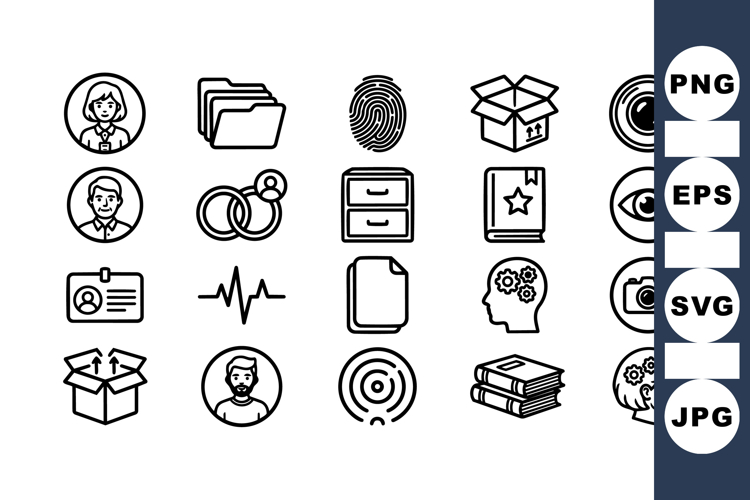 Minimalist Business and Office Icons Pack