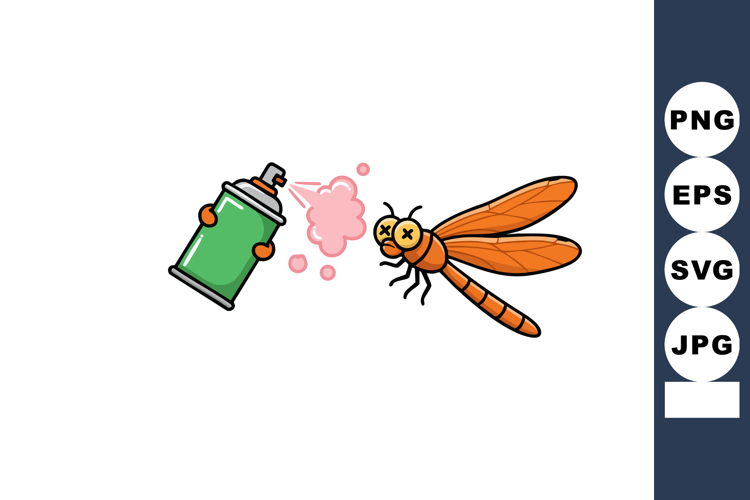 Dragonfly Clipart Image 6