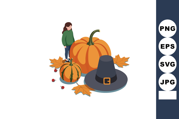Pilgrim Clipart Image 3